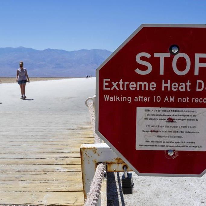 Death Valley visitors drawn to the hottest spot on Earth during ongoing US heat wave